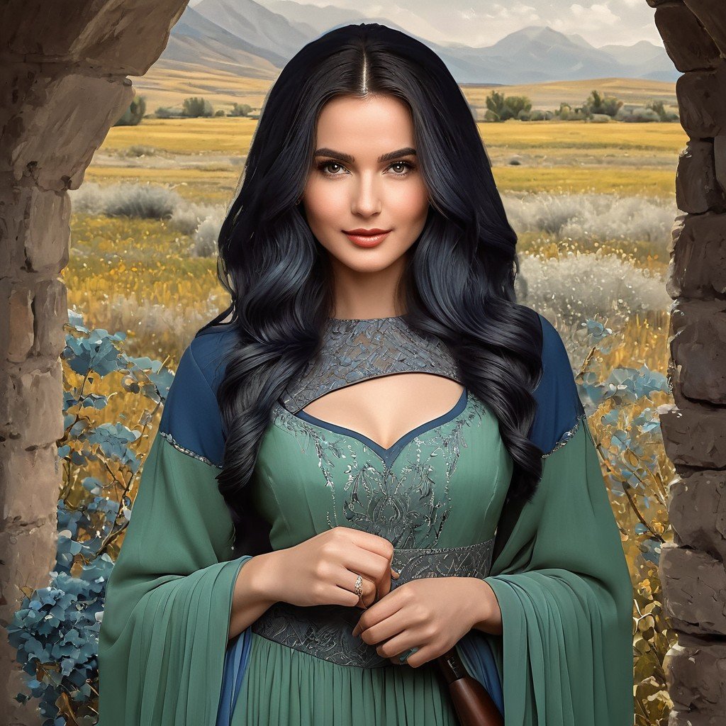 Young, haughty, spiteful, arrogant and feather-brained, wife of Gaubert, Lady of Tsavo