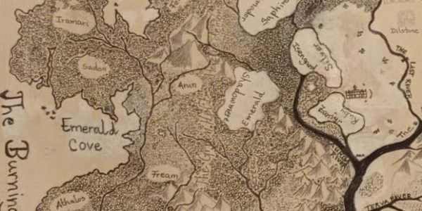 2- Trasmuntanyia (The Land Beyond the Mountains) – Map of Western Onavyia